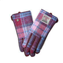 Carica l'immagine nel visualizzatore di Gallery, Guanti Harris Tweed® da donna: Chestnut Herringbone / L
