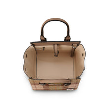 Carica l'immagine nel visualizzatore di Gallery, Borsa The Medium Caillie: Black and Grey Herringbone
