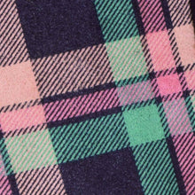 Carica l&#39;immagine nel visualizzatore di Gallery, Womenswear Button Cuff Check Gloves: Navy
