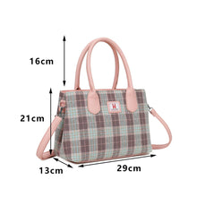 Carica l&#39;immagine nel visualizzatore di Gallery, Borsa a mano in Harris Tweed Tartan Buchanan 166
