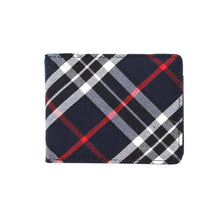 Carica l&#39;immagine nel visualizzatore di Gallery, Classic Tartan Wallet: Navy Thomson

