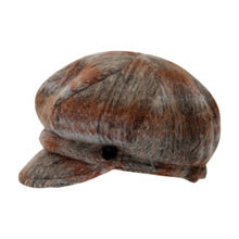 Carica l&#39;immagine nel visualizzatore di Gallery, Cappello da donna Coco Tweed Newsboy: Blue Coco Tweed
