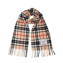Carica l&#39;immagine nel visualizzatore di Gallery, Sciarpa tartan in pura lana: Camel Thomson
