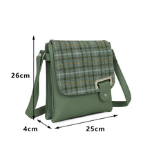 Carica l'immagine nel visualizzatore di Gallery, Borsa a tracolla Harris Tweed Fucsia
