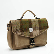 Carica l&#39;immagine nel visualizzatore di Gallery, La borsa per laptop: Black and Grey Herringbone
