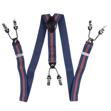 Carica l'immagine nel visualizzatore di Gallery, Bretelle Heritage: Navy Stripe
