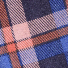 Carica l&#39;immagine nel visualizzatore di Gallery, Womenswear Button Cuff Check Gloves: Navy
