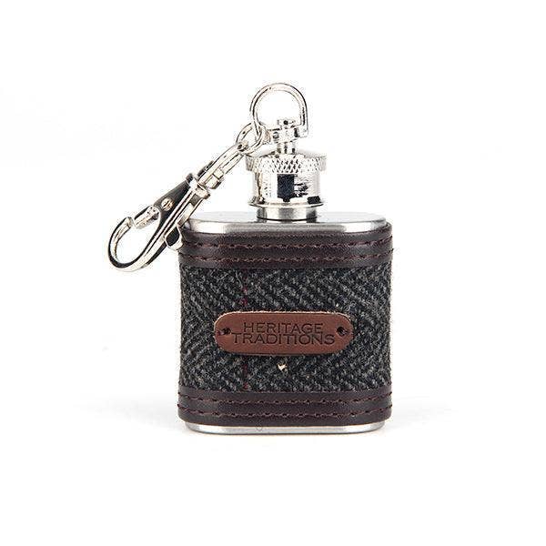 Fiaschetta in tweed: Grey Box Herringbone