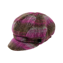 Carica l&#39;immagine nel visualizzatore di Gallery, Cappello da donna Coco Tweed Newsboy: Pink Coco Tweed
