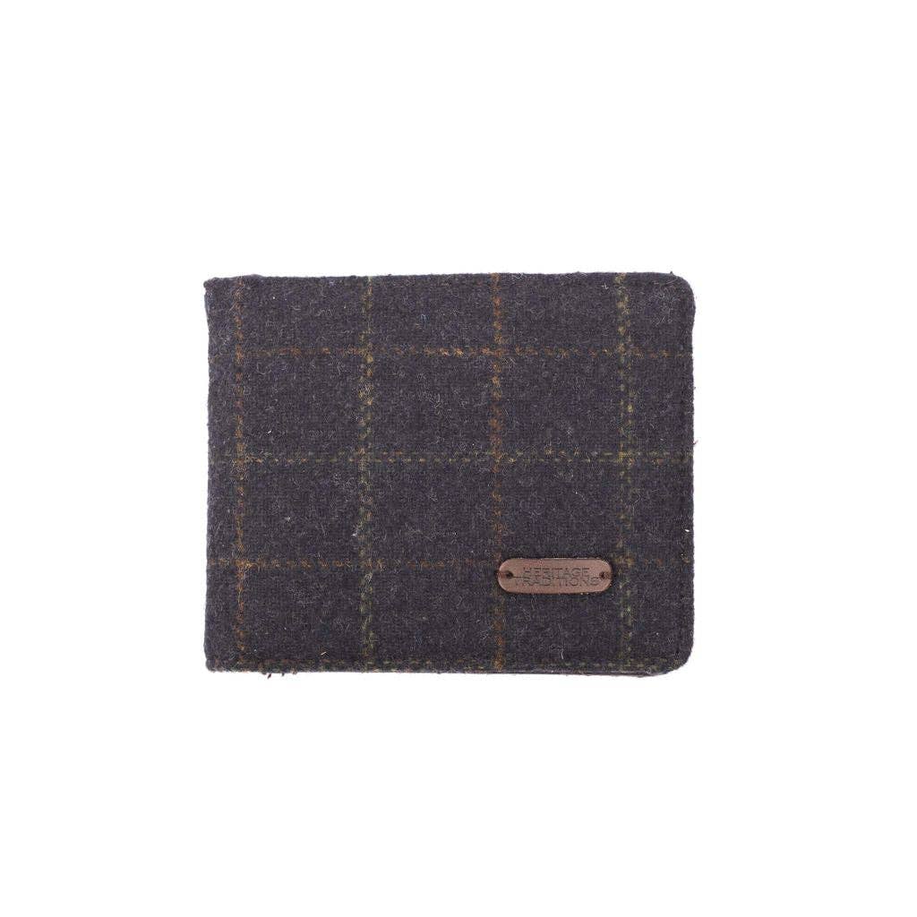 Portafoglio in tweed: Blue Box Check