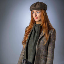 Carica l&#39;immagine nel visualizzatore di Gallery, Sciarpa in pura lana a spina di pesce: Rose Pink
