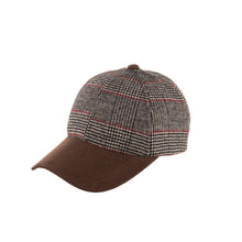 Carica l&#39;immagine nel visualizzatore di Gallery, Berretto da baseball in pelle scamosciata: Grey Twill

