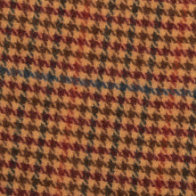 Carica l&#39;immagine nel visualizzatore di Gallery, Sciarpa in lana con motivo tartan: Petrol Rust
