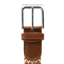 Carica l&#39;immagine nel visualizzatore di Gallery, Cintura Heritage Braid: Green Brown Mix
