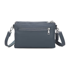 Carica l&#39;immagine nel visualizzatore di Gallery, Borsa a tracolla stile Harris Tweed Skye Blue
