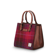 Carica l'immagine nel visualizzatore di Gallery, Borsa The Medium Caillie: Black and Grey Herringbone
