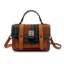 Carica l&#39;immagine nel visualizzatore di Gallery, La mini borsa: Navy-Beige Tartan
