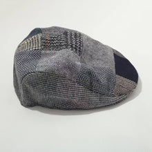 Carica l&#39;immagine nel visualizzatore di Gallery, Cappello Tweed Patchwork Grigio HAT-014XL
