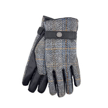 Carica l&#39;immagine nel visualizzatore di Gallery, Guanti da uomo in tweed: Grey Twill
