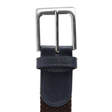 Carica l&#39;immagine nel visualizzatore di Gallery, Cintura Heritage Braid: Navy/Cream/Red
