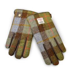 Carica l'immagine nel visualizzatore di Gallery, Guanti Harris Tweed® da uomo: Black-Grey Herringbone / M
