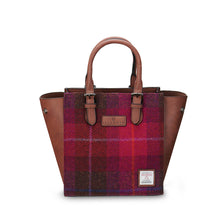 Carica l'immagine nel visualizzatore di Gallery, Borsa The Medium Caillie: Black and Grey Herringbone
