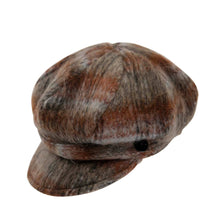 Carica l&#39;immagine nel visualizzatore di Gallery, Cappello da donna Coco Tweed Newsboy: Blue Coco Tweed
