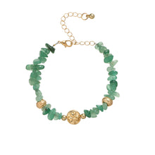 Carica l'immagine nel visualizzatore di Gallery, Bracciale IRB-060G con chips di giada verde
