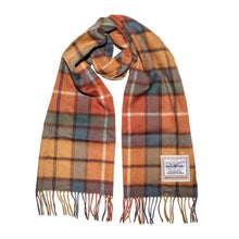 Carica l'immagine nel visualizzatore di Gallery, LAMBSWOOL Sciarpa tartan in pura lana: Heather Tartan
