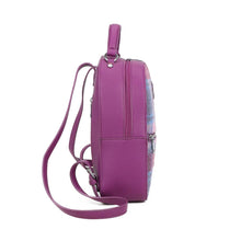 Carica l&#39;immagine nel visualizzatore di Gallery, Zaino Fucsia Pink Blu in  Harris Tweed
