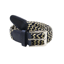Carica l&#39;immagine nel visualizzatore di Gallery, Cintura Heritage Braid: Navy/Cream/Red
