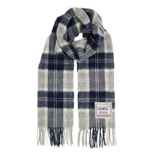 Carica l'immagine nel visualizzatore di Gallery, LAMBSWOOL Sciarpa tartan in pura lana: Heather Tartan
