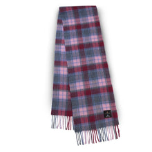 Carica l&#39;immagine nel visualizzatore di Gallery, Sciarpa Lambswool: Pink-Green Tartan / Small
