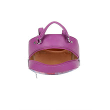 Carica l&#39;immagine nel visualizzatore di Gallery, Zaino Fucsia Pink Blu in  Harris Tweed
