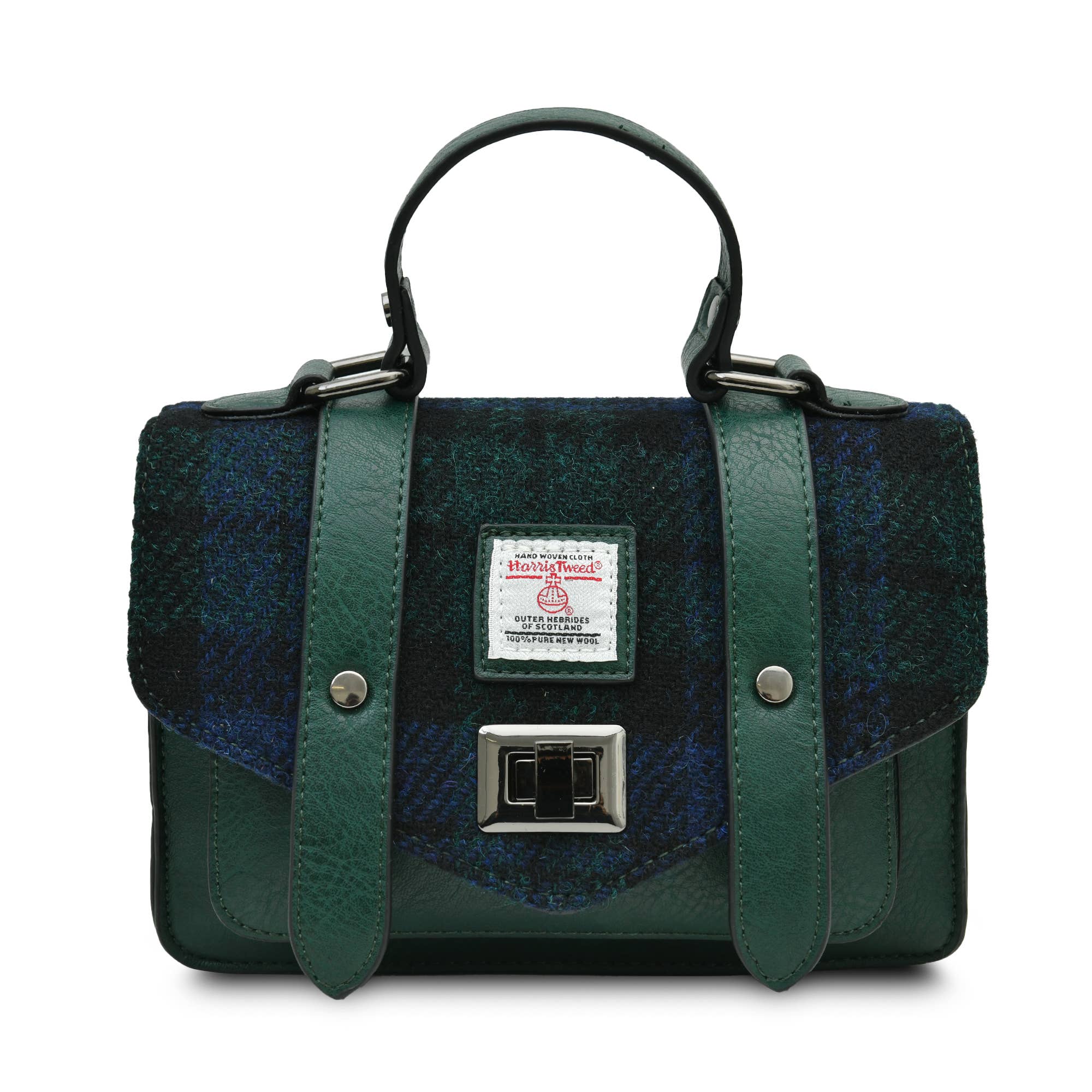 Borsello (sacoche) En Vrai Harris Tweed - Laine D'Écosse - Neuf Avec étiquettes - Multicolore