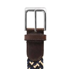 Carica l&#39;immagine nel visualizzatore di Gallery, Cintura Heritage Braid: Green Brown Mix
