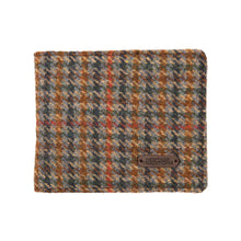 Carica l&#39;immagine nel visualizzatore di Gallery, Portafoglio in tweed: Green Herringbone
