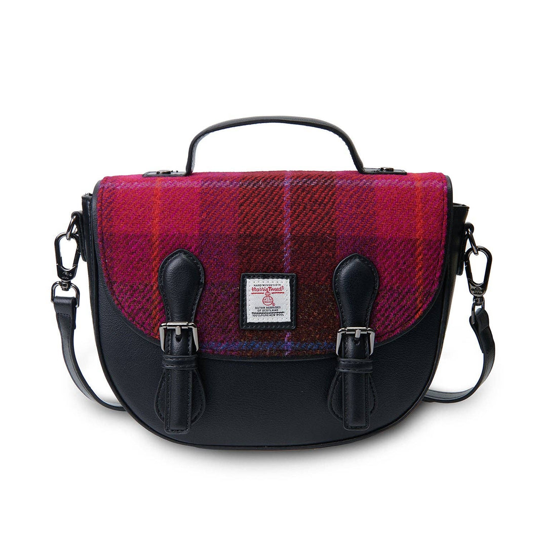 Borsa a tracolla The Medium Cobble: Fuchsia Tartan