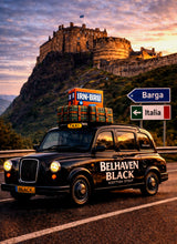 Carica l'immagine nel visualizzatore di Gallery, T-shirt maniche corte blu TAXI BARGA EDINBURGH
