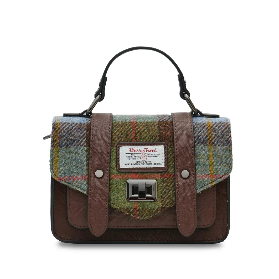 Borsa Harris Tweed® Chestnut blue - modello tracolla – A taste of ...