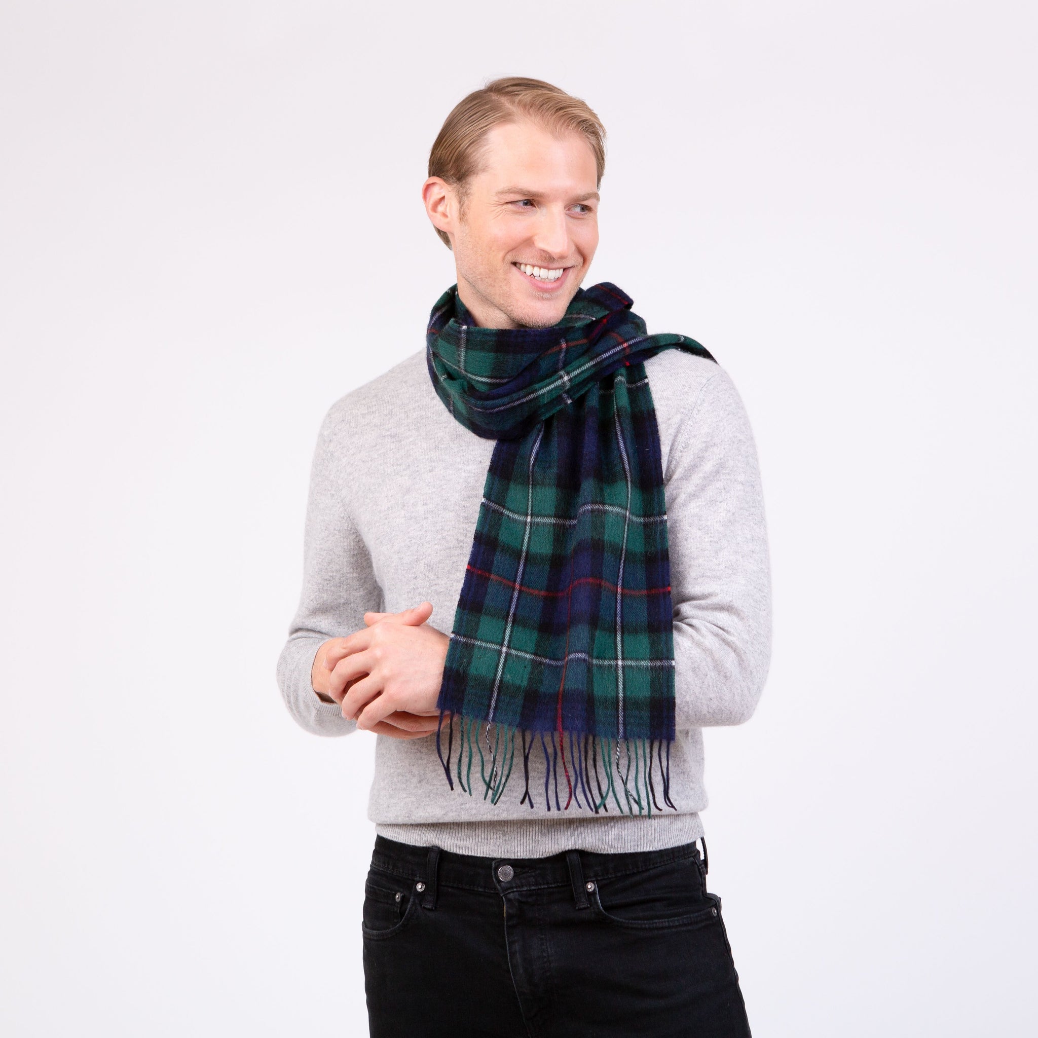 Lochcarron Edinburgh Tartan Sciarpa Lana Agnello. Cerca, Compra, Vendi Nuovo E U - Foto 8