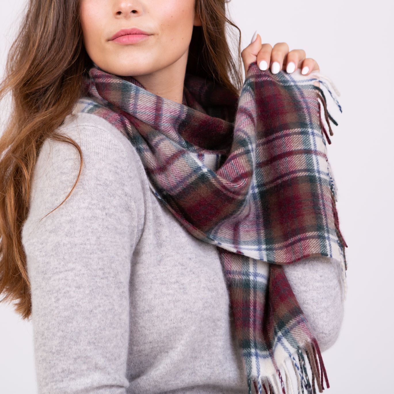 Sciarpa Isla Boucle Barbour Tartan Soft Mint Donna - 31 Corso Porta Luce Sciarpa Isla Boucle Barbour Tartan Soft Mint Donna - 31 Corso Porta Luce